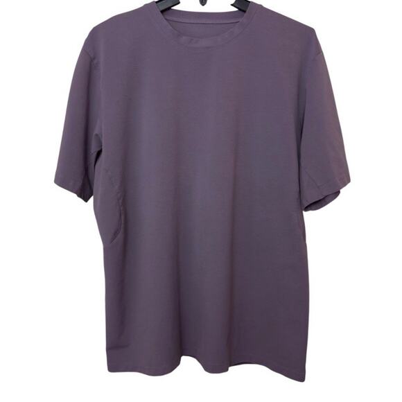 Lululemon Fundamental T Shirt Mens XL Lavender Short Sleeve Soft Relaxed Casual - Picture 1 of 8